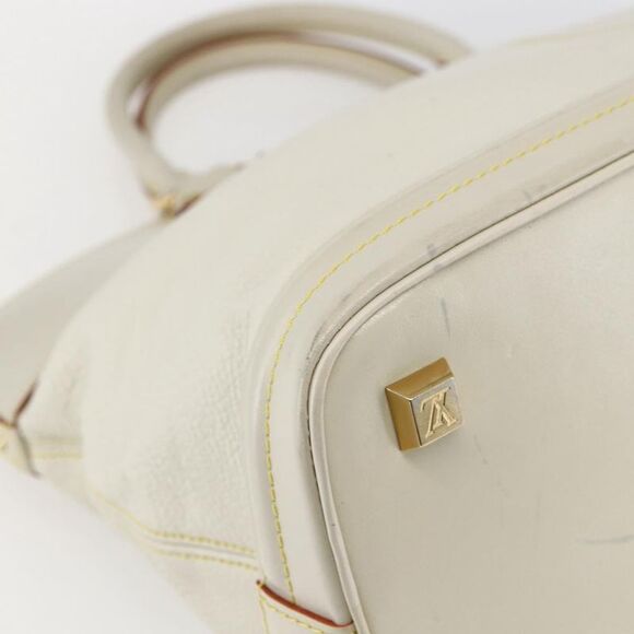 Louis Vuitton Suhali Lockit Handbag Leather White Leather Handbag - Picture 12 of 16